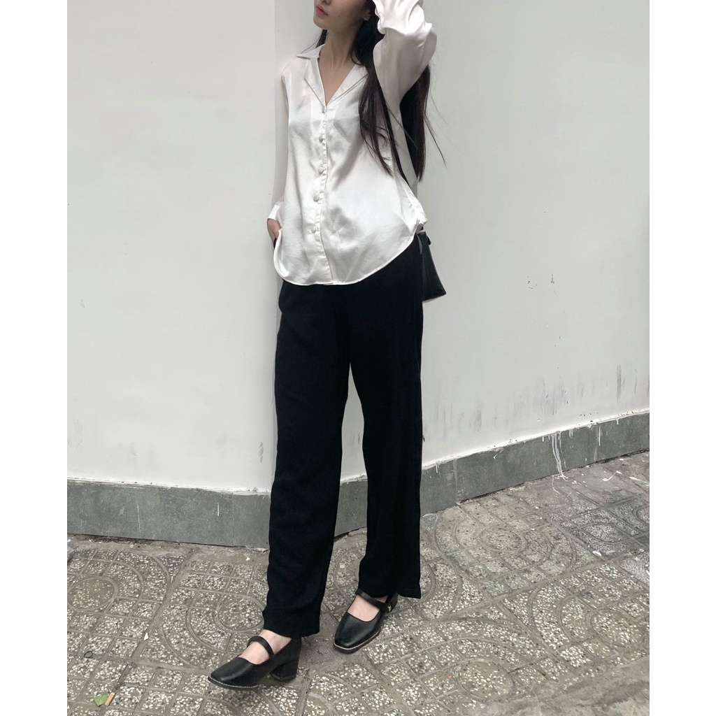 [ 26Studio ] Áo sơ mi lụa Jeremi Shirt