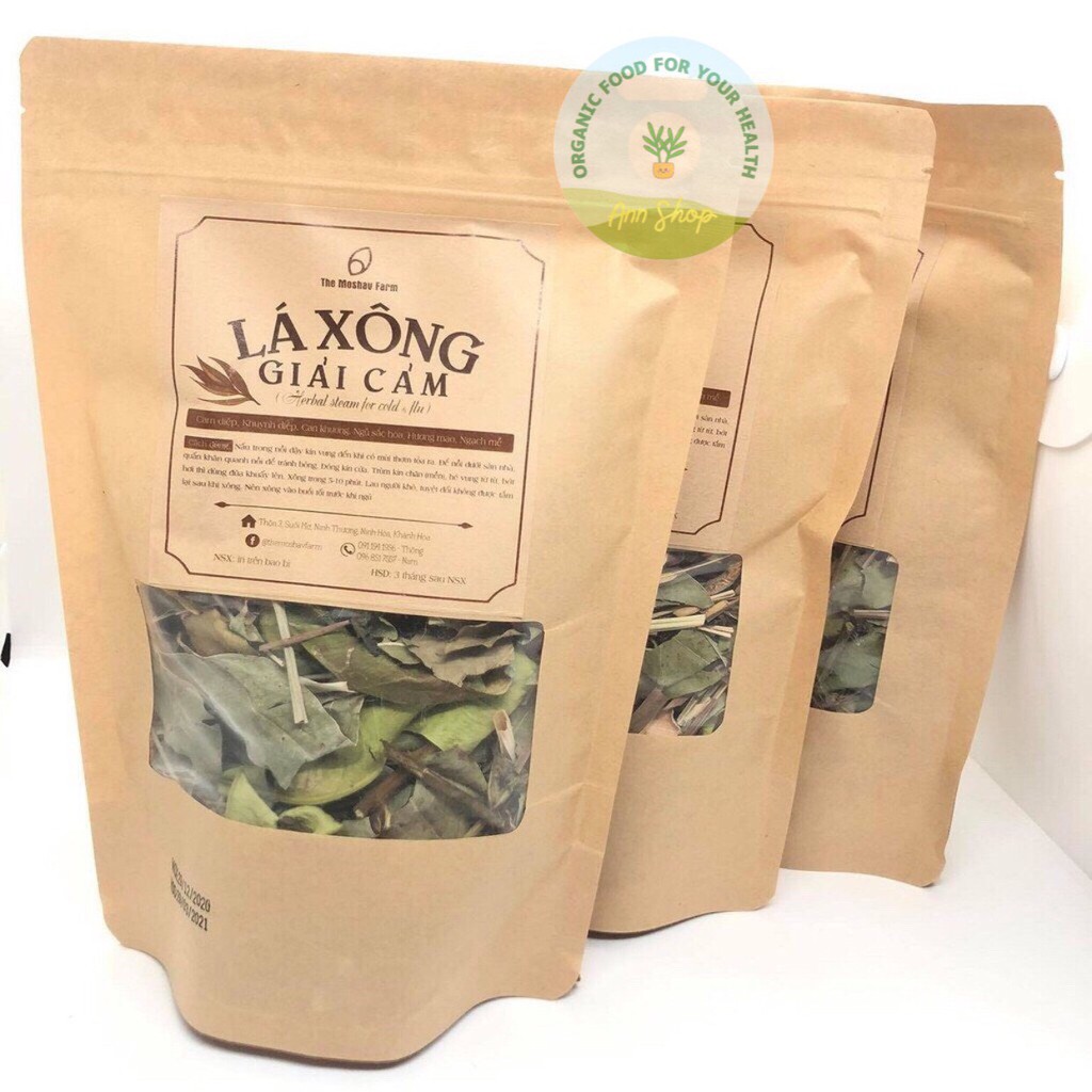 Bộ 2 Gói Lá Xông Giải Cảm The Moshav Farm