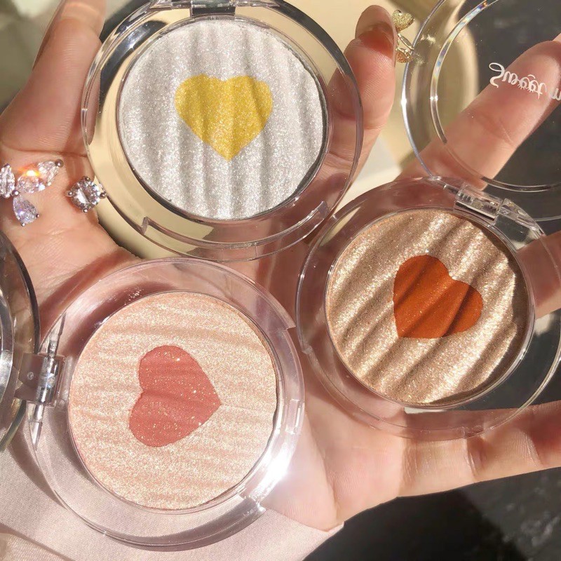 Phấn Bắt Sáng HighLight Cao Cấp SWEET MINT Trái Tim Phấn Màu Mắt Má Hồng Nhũ Lắp Lánh Kiềm Dầu Không Trôi Nội Địa Trung | BigBuy360 - bigbuy360.vn