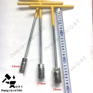 Tuýp chữ t , Tay vặn khẩu bộ 7 chiếc (8 , 10 , 12 , 13 , 14 , 17 , 19 )