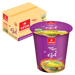 Mì Ngon Ngon Gà 60G thùng 24 ly