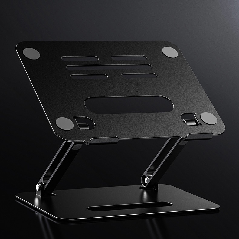 [Model P43P] Giá đỡ tản nhiệt Macbook laptop bằng kim loại Black