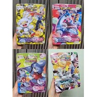 Bộ Bài Pokemon Hộp Sắt Loại To Nắp Liền Hàng Siêu Chuẩn Đẹp Trò Chơi Sưu Tầm