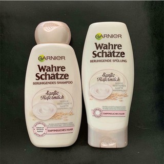 Bộ dầu gội Garnier Sanfte Hafermilch, chuyên dụng cho da đầu nhạy cảm
