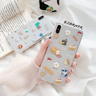 Ốp Lưng Điện Thoại Trong Suốt Dễ Thương