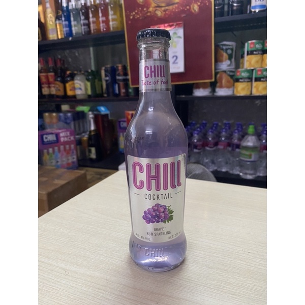 Combo Mix 6 chai Nước Trái cây lên men Chill Cocktail 4% 275ml
