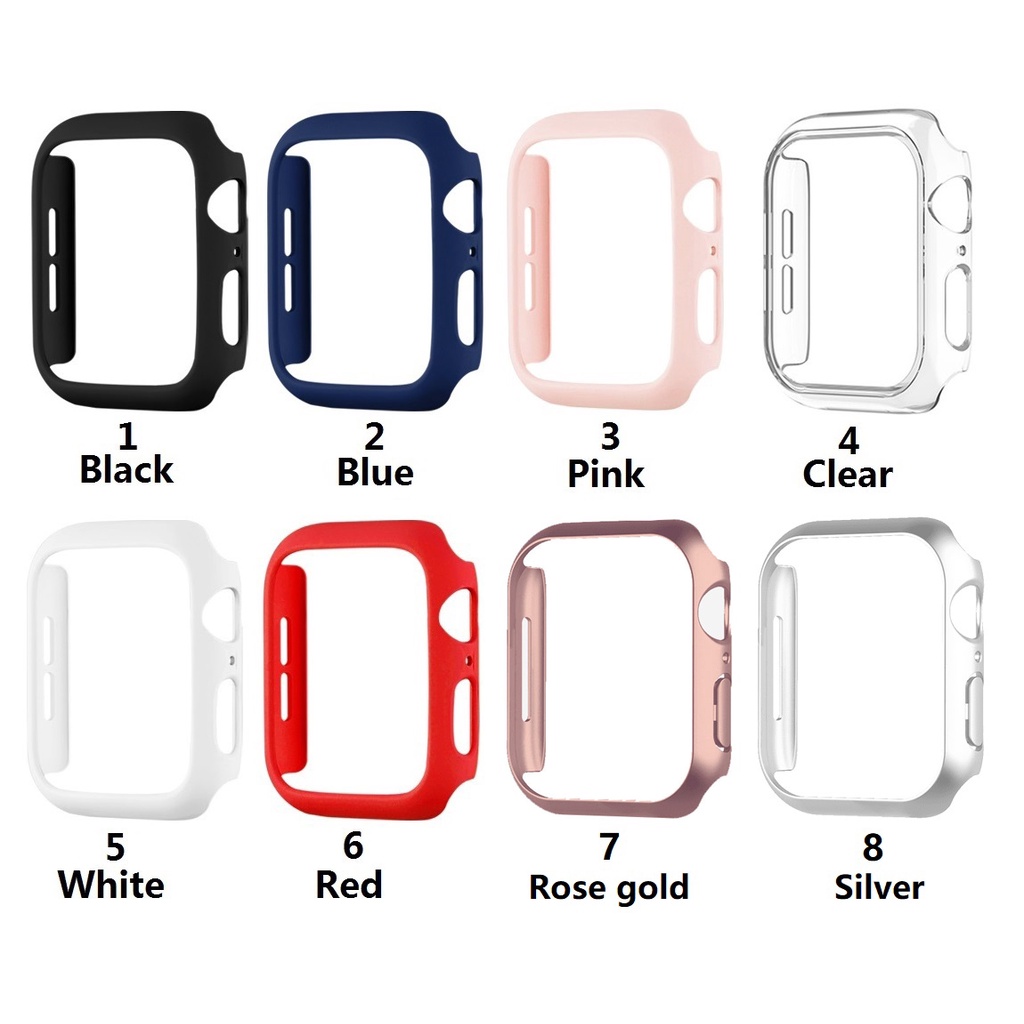 Ốp Bảo Vệ Máy Tính Bảng Bằng PC Cứng Siêu Nhẹ 45mm 41mm 44mm 40mm 42mm 38mm Cho Apple Watch 8 / 7 / SE / 6 / 5 / 4 / 3 / 2 / 1