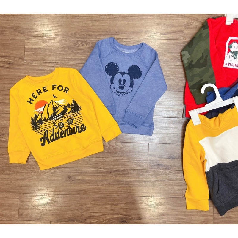SIZE ĐẠI 17-30kgÁO NỈ HODDIE BÉ TRAI DÀI TAY DƯ XỊN