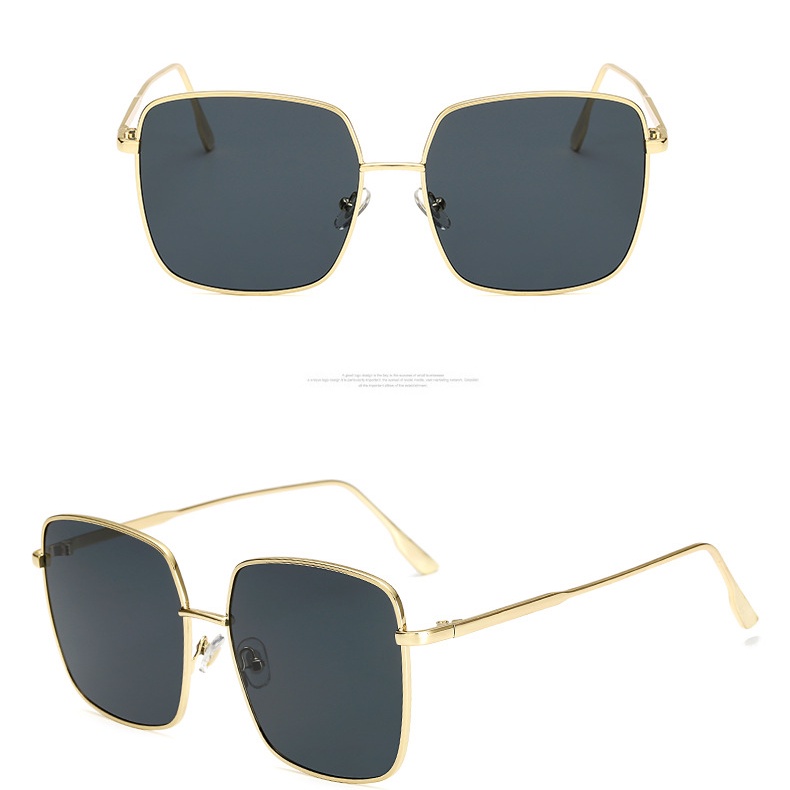 Kính Mát Vuông Chống Tia UV400 Thời Trang Cổ Điển Cho Nữ
