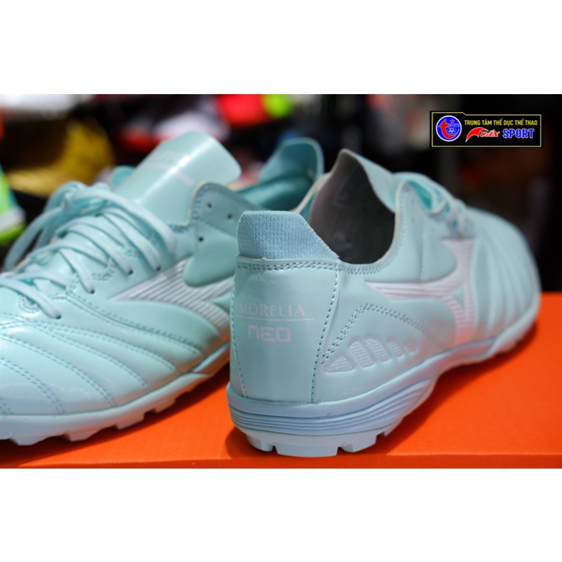 Giày đá bóng Mizuno Morelia Neo Ⅲ TF - xanh min(size39-45)