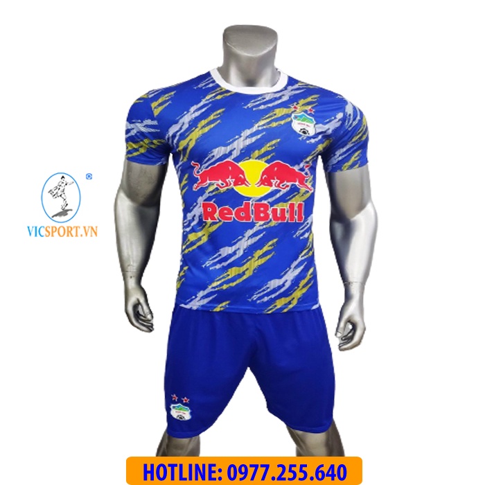 Áo Bóng Đá Trẻ Em HAGL, Quân Áo Đá Banh cho bé CLB HOÀNG ANH GIA LAI 2022 Thun Lạnh - Vicsport