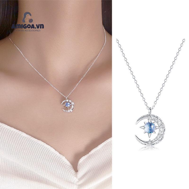 Vòng cổ Hình Mặt Trăng Ngôi Sao Thời Trang Cho Nữ