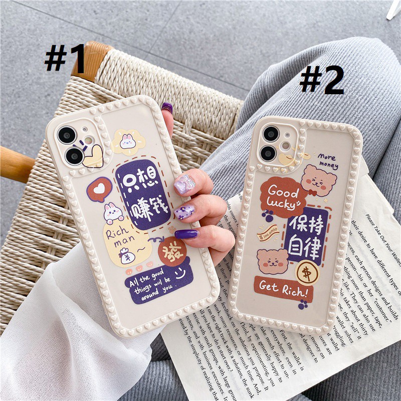 Ốp Điện Thoại Trái Tim Xinh Xắn Cho Iphone 6S PLUS12 PRO MAX Se 2020 6 S 7 8 Plus Xs Max Xr X 11 MINI
