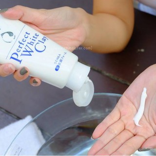 Sữa rửa mặt đất sét trắng SENKA Perfect White Clay
