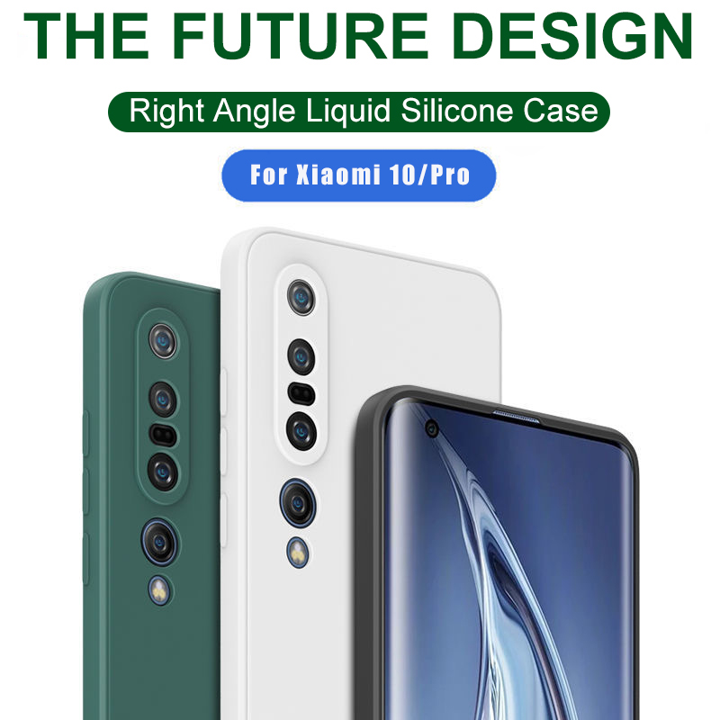 Ốp điện thoại mềm chống sốc màu trơn cho Xiaomi Mi 10 Pro Redmi K30 Ultra K20 K30 Pro