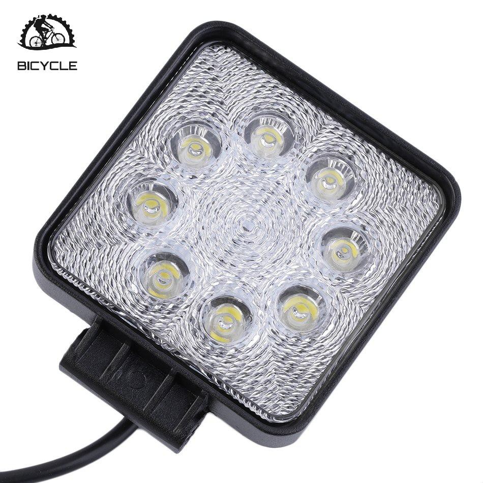 Đèn Led Vuông 24w 8led 12v Hỗ Trợ Chiếu Sáng Cho Các Loại Xe / Tàu Thuyền