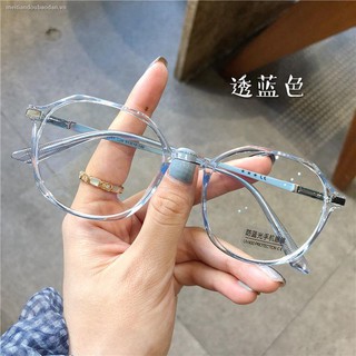Mắt Kính Gọng Tròn Trong Suốt Thời Trang Cho Nữ
