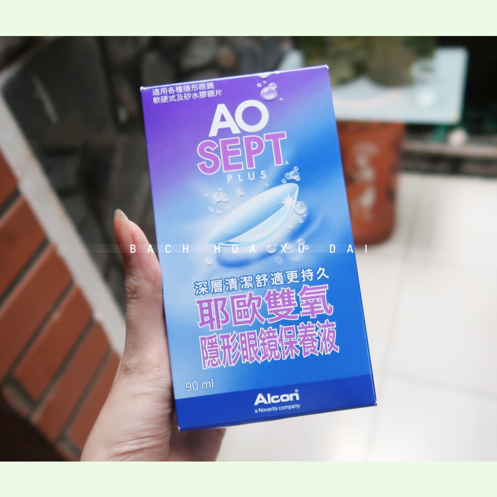 AoSept Plus Chai nhỏ 90ml Nước rửa lens