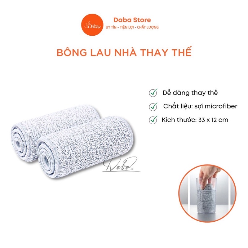 Miếng lau nhà thay thế tiện lợi thấm nhanh