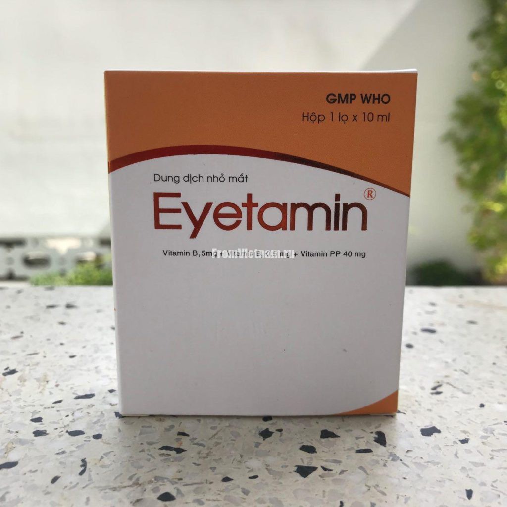 Nhỏ dưỡng mắt Eyetamin CT BidiPhar lọ 10ml | Thế Giới Skin Care