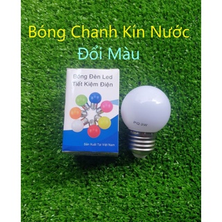 Bóng đèn led trái chanh đổi màu 3w