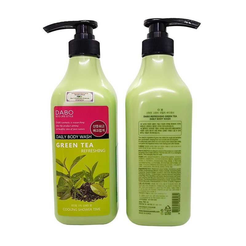 Sữa tắm trà xanh cao cấp - DABO GREEN TEA BODY WASH