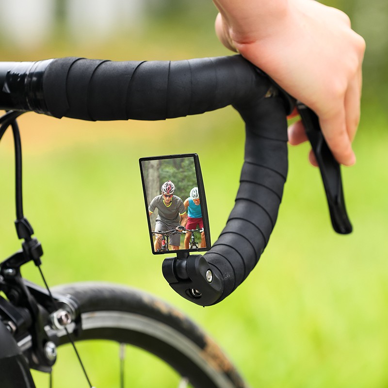 Gương Chiếu Hậu WEST BIKING YP0720023-025 Góc Rộng Xoay 360 Độ Có Thể Điều Chỉnh Gắn Tay Lái Xe Đạp