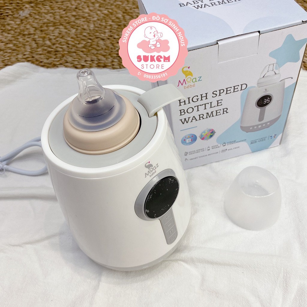 Máy hâm sữa siêu tốc Moaz bebe MB021