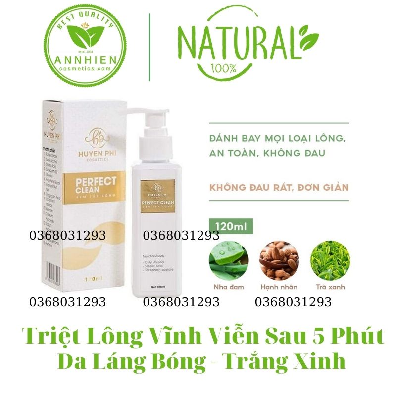 [Mua 1 tặng 1 ] Tẩy Lông Huyền Phi , Tẩy Lông Tay Chân Nách, Lông Bikini,Triệt Lông Tận Gốc - Tẩy Lông Tại Nhà