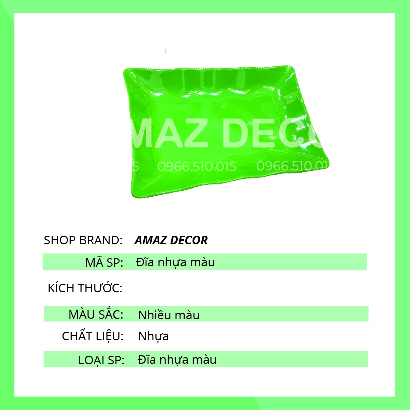 SALE GIÁ SỈ TẠI XƯỞNG Đĩa để đựng hạt hướng dương đồ chiên rán bằng nhựa phíp đẹp dày dặn Sài Gòn