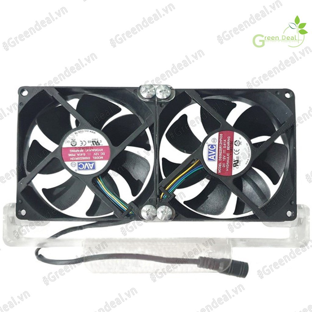 DIY - Quạt tản nhiệt (2 Fan) | Quạt tản nhiệt làm mát nước hồ cá thủy sinh