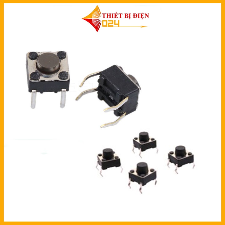 Nút Nhấn 4 Chân 6x6x5mm