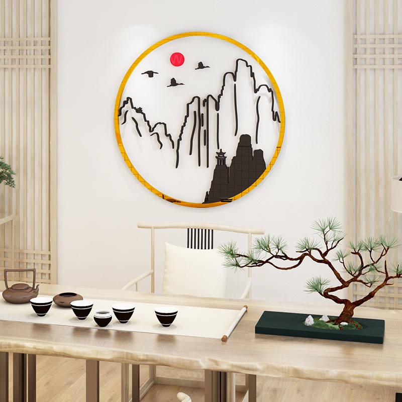 Tranh Mica Phong cảnh hữu tình Trang trí phòng khách, cửa hàng Nhiều Size - EPeBen