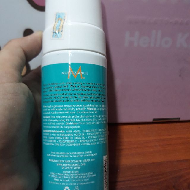 MOUSSE TẠO KIỂU VÀ KIỂM SOÁT SÓNG XOĂN CHO TÓC MOROCCANOIL 150ML