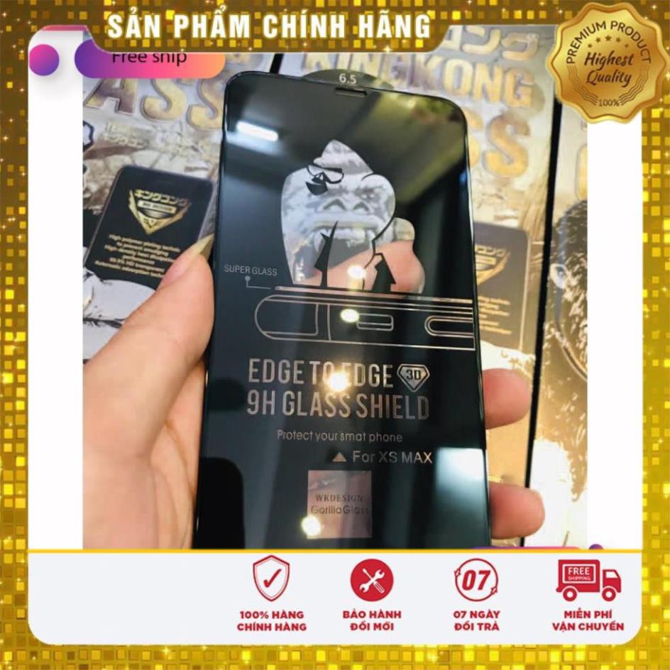 Kính Cường Lực Iphone ⚡ Kính Cường Lực Iphone KINGKONG 9D Chính Hãng WK DEGISN Dành Cho Iphone - Châts Case Store