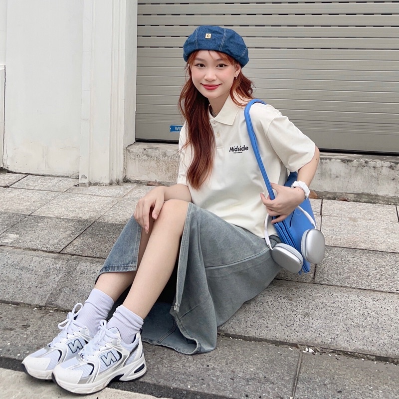 ÁO MIDSIDE STRIPLE POLO ( 12 màu )