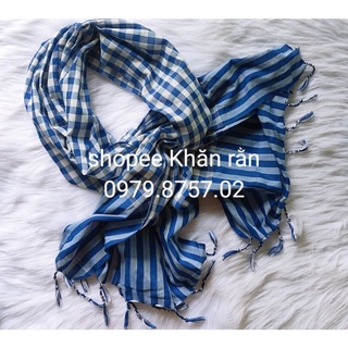 Khăn rằn nam bộ (xanh dương) 60x165cm