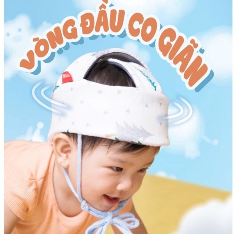 Mũ bảo vệ đầu cho bé Royal an toàn, thoáng khí Model 2023 - Nón bảo hiểm bảo vệ đầu cho bé tập bò/ tập ngồi/ tập đi