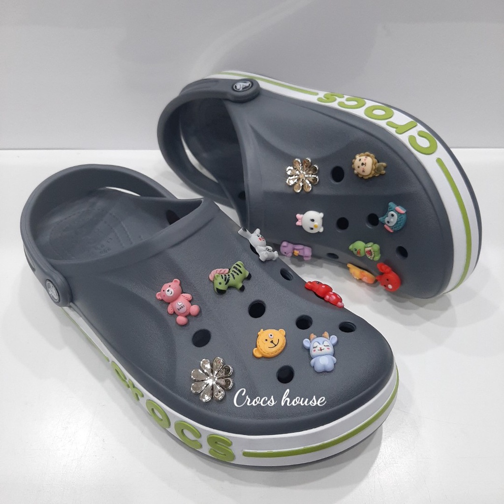 (Chính hãng) dép crocs baya cao cấp tặng kèm jibbitz gắn dép, crocs nam nữ gắn stickers (bảng màu 2)  - Crocs house