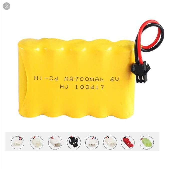 Pin sạc xe mô hình điều khiển - Pin xe 6v 700mah