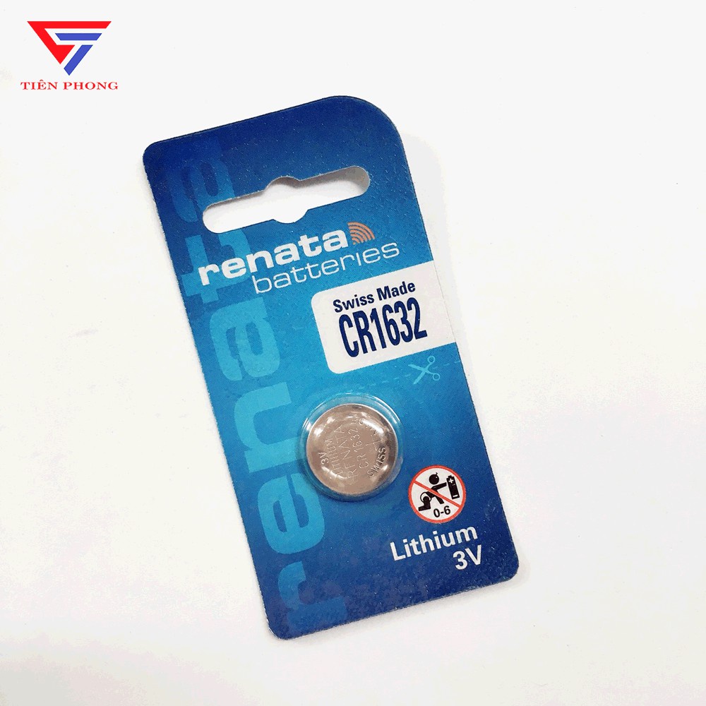 1 viên Pin CR1632 Hàng Chính Hãng Maxell, Renata, Panasonic pin cảm biến áp suất lốp, chìa khóa ô tô... 3V LITHIUM