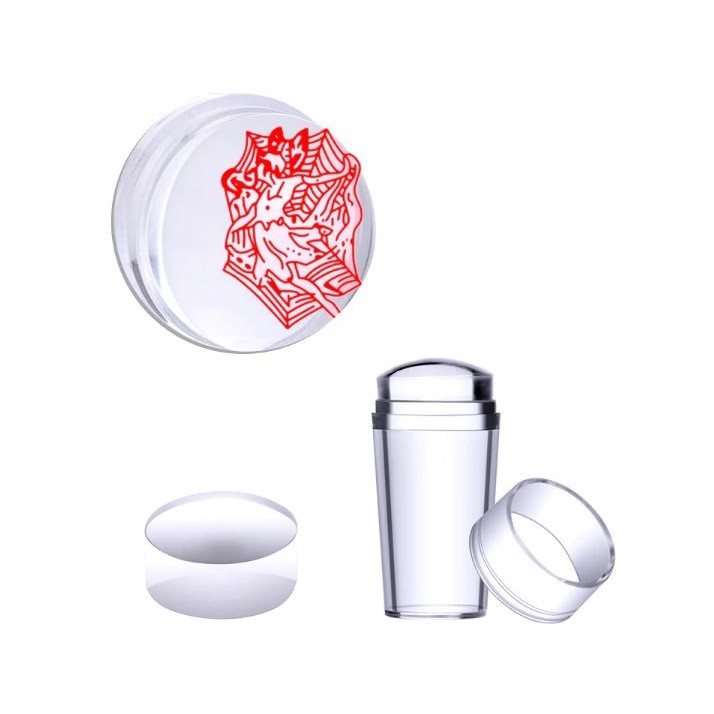 Dụng cụ in móng tay đầu silicone