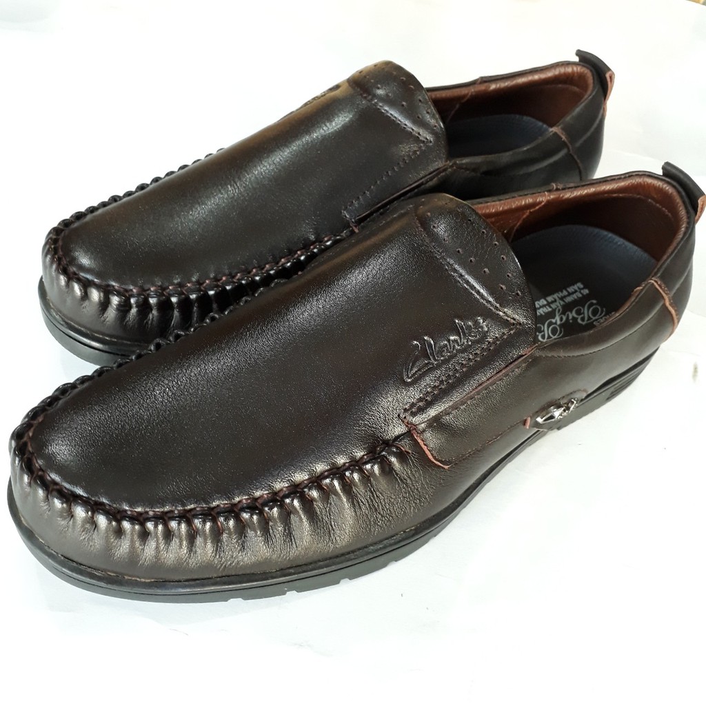 Giày Lười Da Nam Da Bò Thật Cao Cấp HKT Shop GM341