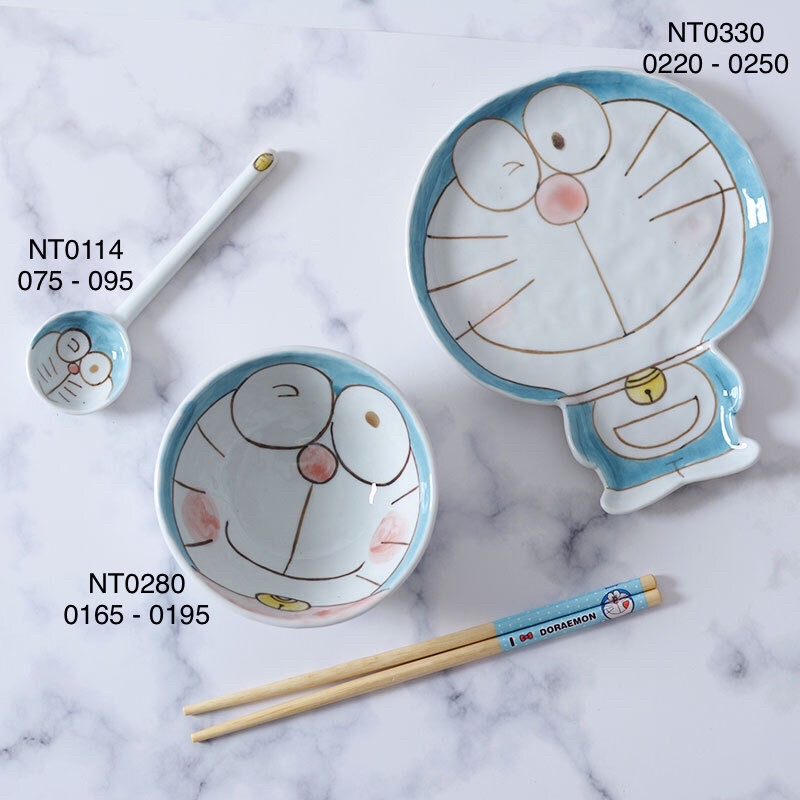 🔆TÔ DĨA MUỖNG GỐM DORAEMON🔆