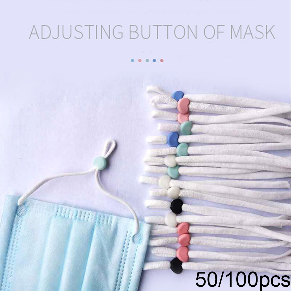 Set 50/100 Khóa Dây Bằng Silicon Mềm Nhiều Màu Tùy Chỉnh