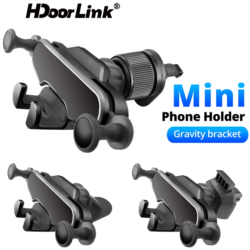 Giá đỡ điện thoại HDOORLINK gắn lỗ thông gió xe hơi