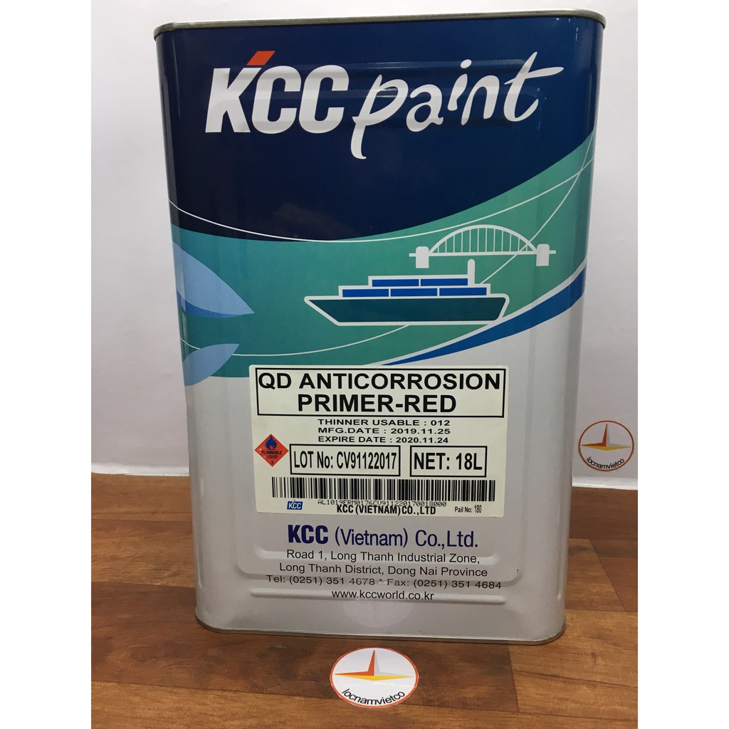 Sơn lót  KCC QD Anti-Corrosion Red 18L