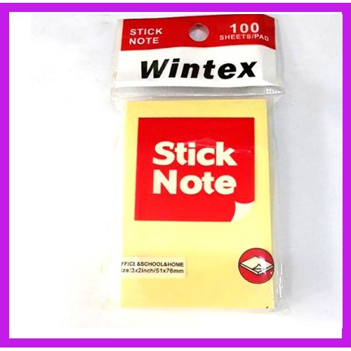 [Giá Kho]-Giấy Note Vàng WINTEX 3X2-Giấy Ghi Chú