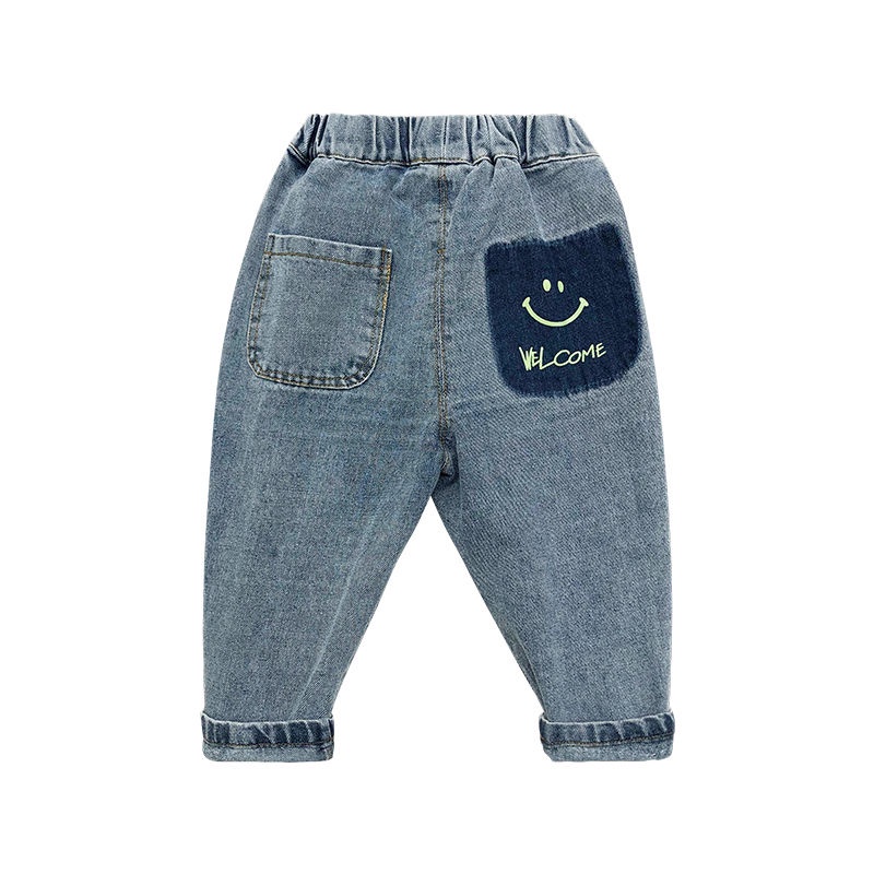 Quần Jeans Mềm Mỏng Thời Trang Mùa Hè Phong Cách Mới Cho Bé Trai Và Bé Gái