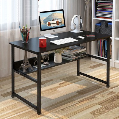 Bàn làm việc khung sắt kèm giá sách sơn tĩnh điện chịu lực cao, bàn vi tính hoặc bàn học, làm việc lắp ráp dễ dàng | BigBuy360 - bigbuy360.vn